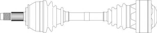 Приводной вал GENERAL RICAMBI AR3080