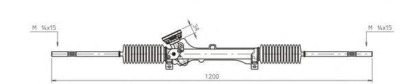 Рулевой механизм GENERAL RICAMBI PE4029