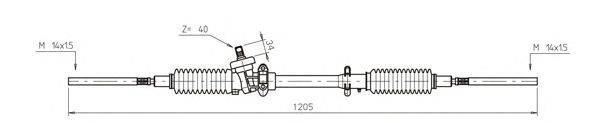 Рулевой механизм GENERAL RICAMBI PO4004