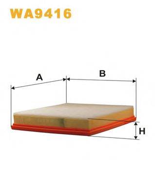 Воздушный фильтр WIX FILTERS WA9416