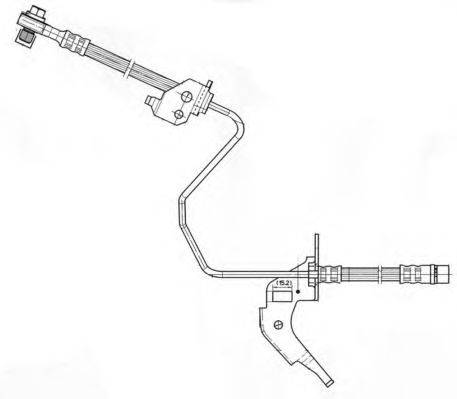 Тормозной шланг CEF 512281