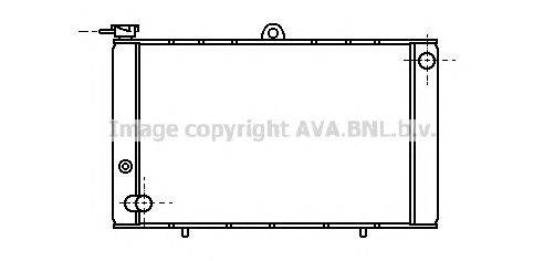 PRASCO (НОМЕР: AL2017) Радиатор, охлаждение двигателя