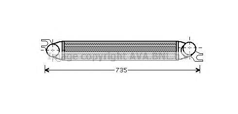 Интеркулер PRASCO BW4340