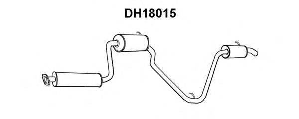 Глушитель выхлопных газов конечный VENEPORTE DH18015