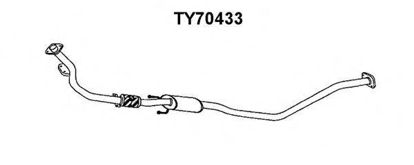 Предглушитель выхлопных газов VENEPORTE TY70433