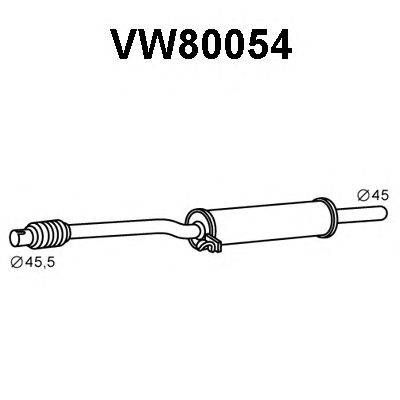 Предглушитель выхлопных газов VENEPORTE VW80054