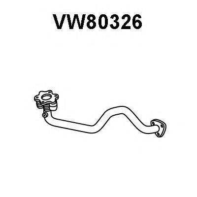 Труба выхлопного газа VENEPORTE VW80326