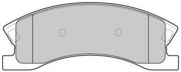 Комплект тормозных колодок, дисковый тормоз FREMAX FBP-1734