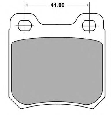 Комплект тормозных колодок, дисковый тормоз FREMAX FBP-0717