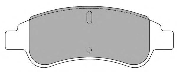 Комплект тормозных колодок, дисковый тормоз FREMAX FBP-1212-01