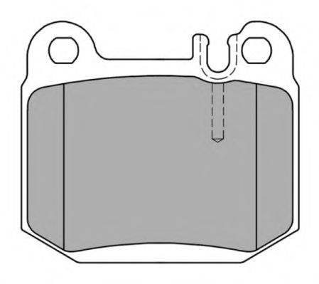 Комплект тормозных колодок, дисковый тормоз FREMAX FBP-1326