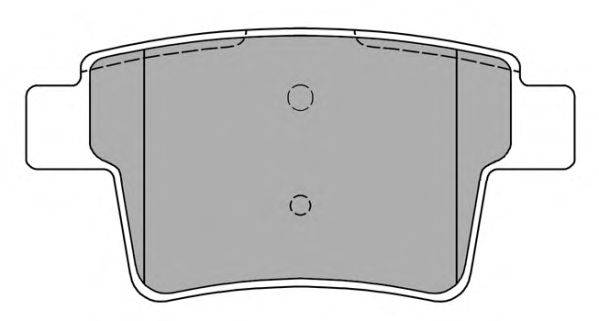 Комплект тормозных колодок, дисковый тормоз FREMAX FBP1446