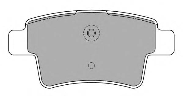 Комплект тормозных колодок, дисковый тормоз FREMAX FBP-1579