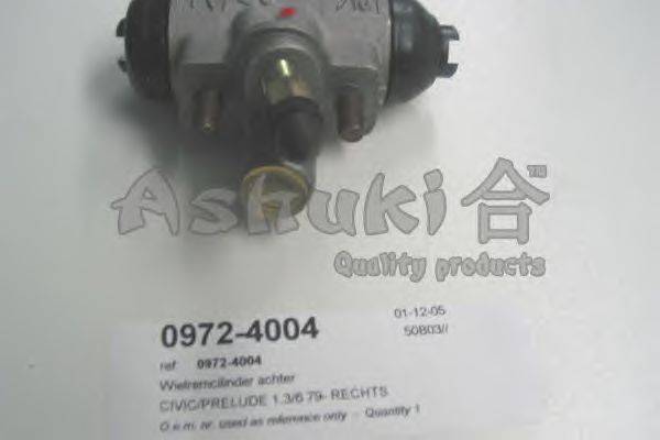 Колесный тормозной цилиндр ASHUKI 0972-4004