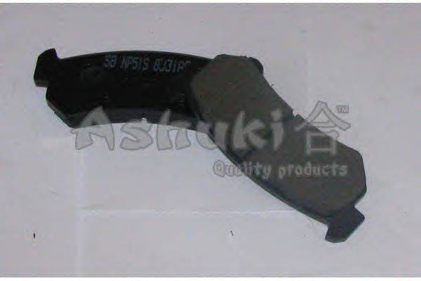 Комплект тормозных колодок, дисковый тормоз ASHUKI 1083-3090