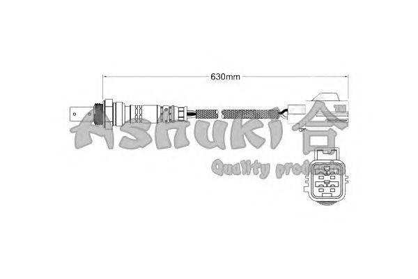 Лямбда-зонд ASHUKI 9200-108018