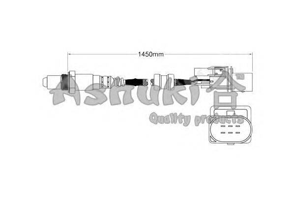 Лямбда-зонд ASHUKI 9200-50008