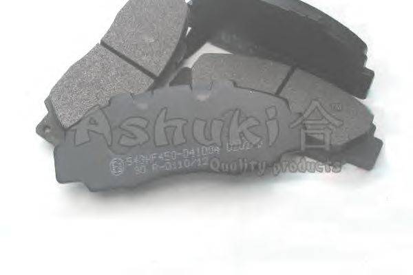 Комплект тормозных колодок, дисковый тормоз ASHUKI H025-51