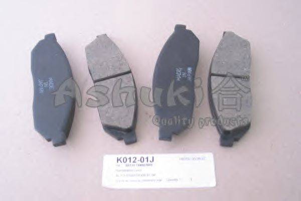 Комплект тормозных колодок, дисковый тормоз ASHUKI K012-01J