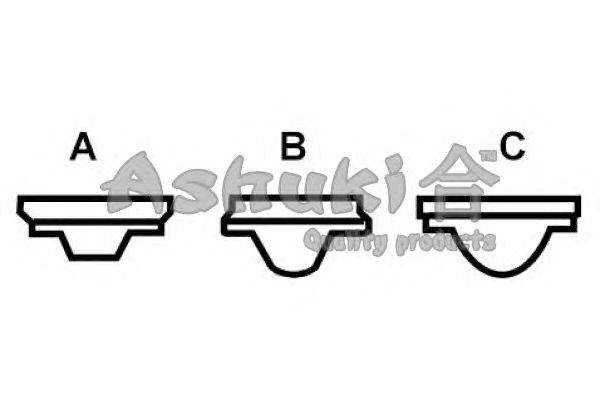 Ремень ГРМ ASHUKI Y310-01