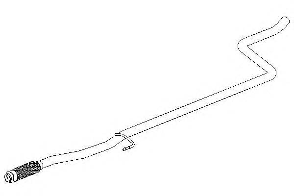 Труба выхлопного газа KLARIUS 160334