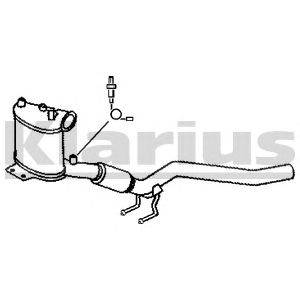 Сажевый / частичный фильтр, система выхлопа ОГ KLARIUS 390144