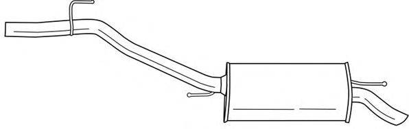 Глушитель выхлопных газов конечный SIGAM 60686