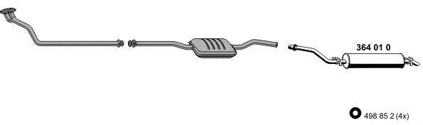 Система выпуска ОГ ERNST 040022