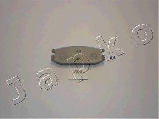Комплект тормозных колодок, дисковый тормоз JAPKO 51593