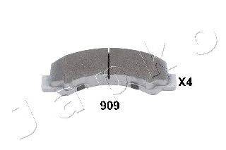 Комплект тормозных колодок, дисковый тормоз JAPKO 51909