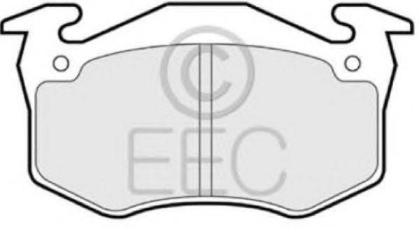 Комплект тормозных колодок, дисковый тормоз EEC BRP0573