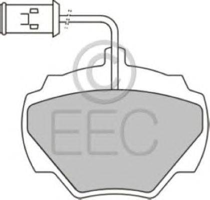 Комплект тормозных колодок, дисковый тормоз EEC BRP0582