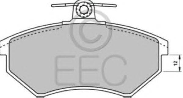Комплект тормозных колодок, дисковый тормоз EEC BRP0707
