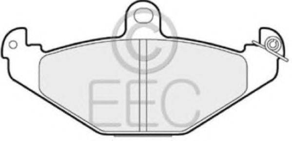 Комплект тормозных колодок, дисковый тормоз EEC BRP0749