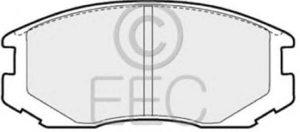 Комплект тормозных колодок, дисковый тормоз EEC BRP0913