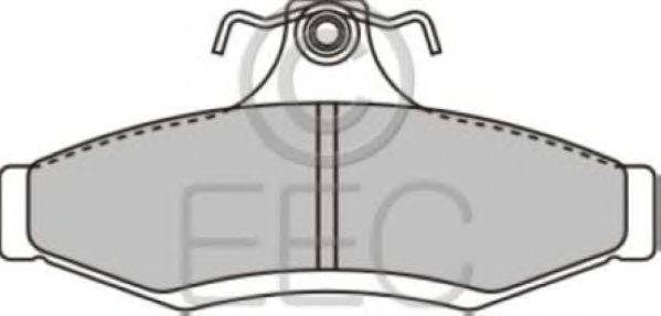 Комплект тормозных колодок, дисковый тормоз EEC BRP1008