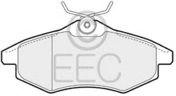 Комплект тормозных колодок, дисковый тормоз EEC BRP1289