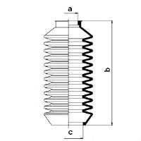 Пыльник, рулевое управление SPIDAN 83502
