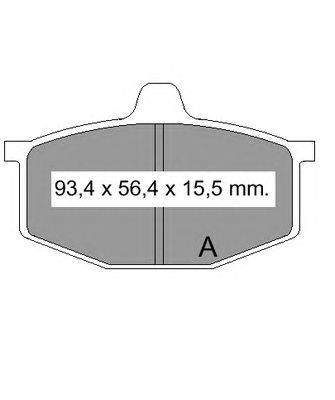 Комплект тормозных колодок, дисковый тормоз VEMA 20480