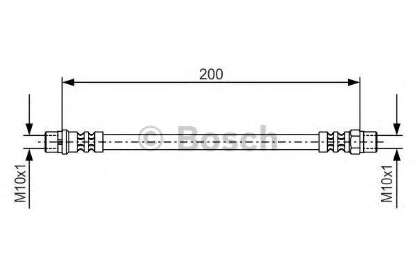 Тормозной шланг LUCAS ELECTRICAL 9001284