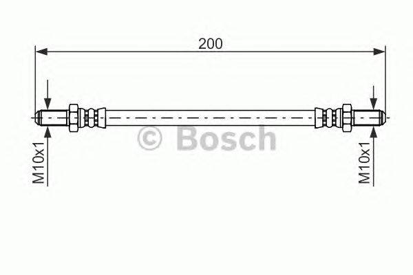 Тормозной шланг BOSCH 1987476587