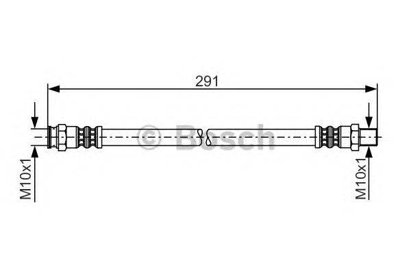 Тормозной шланг BOSCH 1 987 481 222