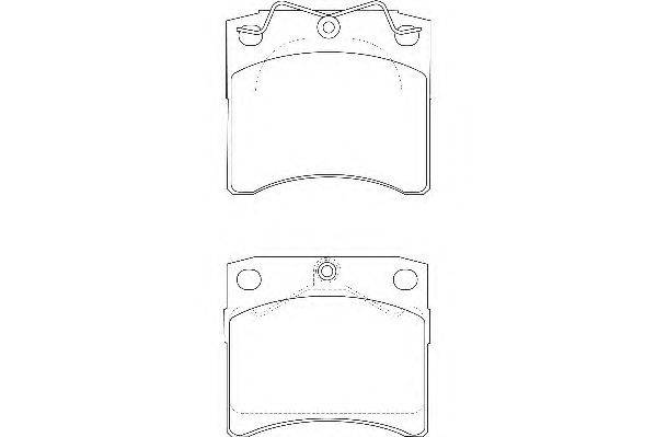 Комплект тормозных колодок, дисковый тормоз WAGNER WBP20652A
