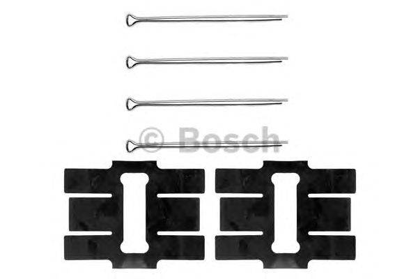 Комплектующие, колодки дискового тормоза BOSCH AP133