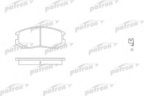 Комплект тормозных колодок, дисковый тормоз PATRON PBP759