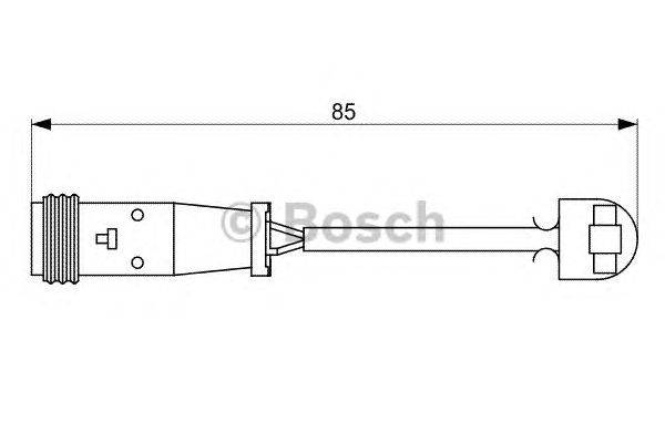 Сигнализатор, износ тормозных колодок BOSCH 1 987 473 038