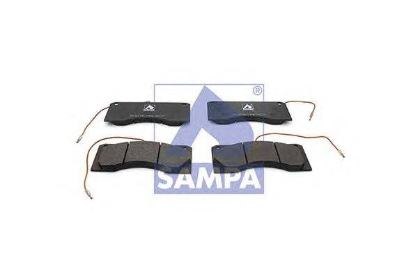 Комплект тормозных колодок, дисковый тормоз SAMPA 29044