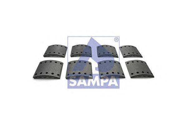 Комплект тормозных башмаков, барабанные тормоза SAMPA 096.623