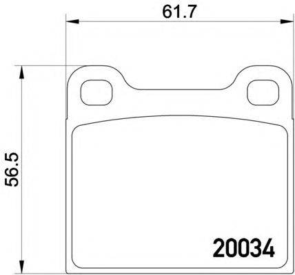 Комплект тормозных колодок, дисковый тормоз HELLA PAGID 8DB 355 007-021