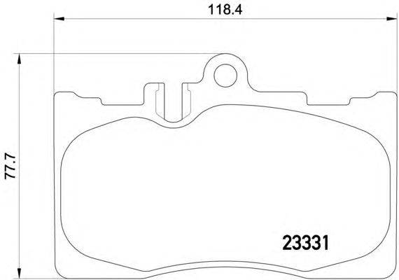 Комплект тормозных колодок, дисковый тормоз HELLA PAGID 8DB 355 009-861